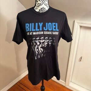 Billy Joel Live at Madison Square Garden Concert T-Shirt Size Large Rock Pop